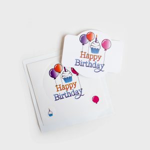 cup cake post card