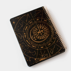 sevil black sun notebook
