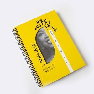 hirmandpaper yellow language notebook