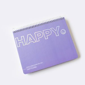 purple happy planner