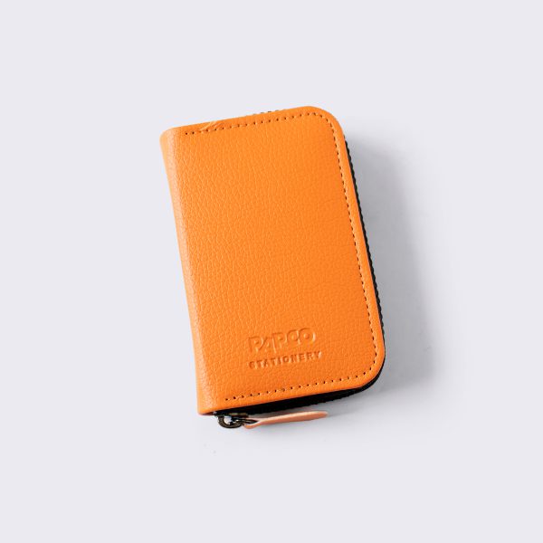 orange papco Card Holder